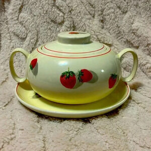 Vintage Cavitt Shaw shortcake sugar bowl